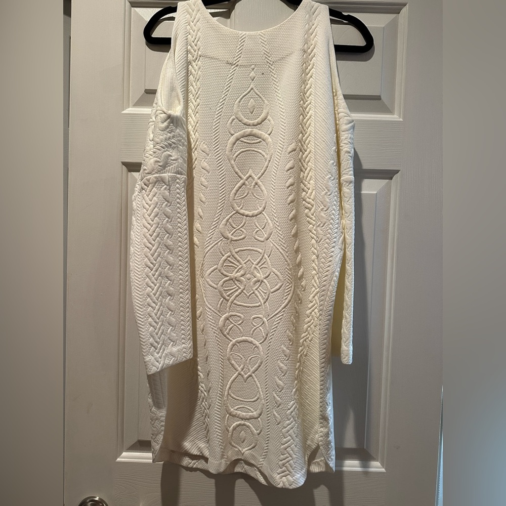 Amanda Uprichard White Long Sleeve Dress - Picture 4 of 7